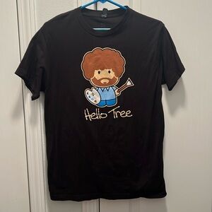 Bob Ross inspired Tshirt